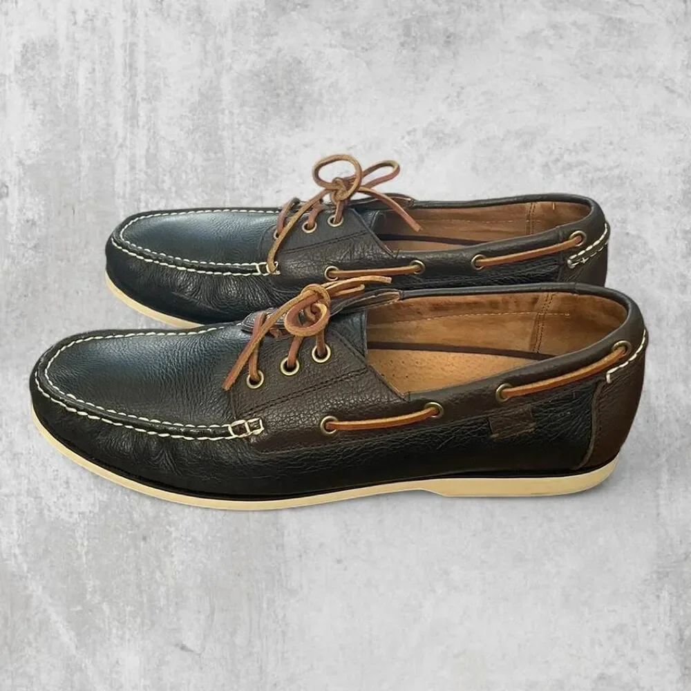 Polo Ralph Lauren Bernard Leather Boat Shoes | Men’s Size 13D | Loafers